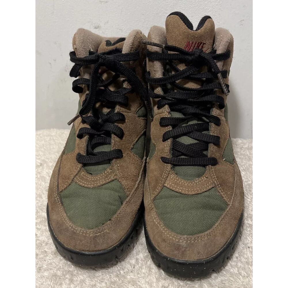 Vintage 90s Nike Caldera ACG Hiking Women Boots Brown Suede Size 8.5 950305 IB